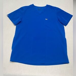 Figs Scrub Shirt Royal Blue Women’s Small